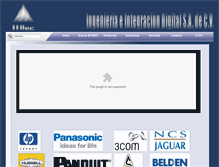 Tablet Screenshot of iidec.com.mx